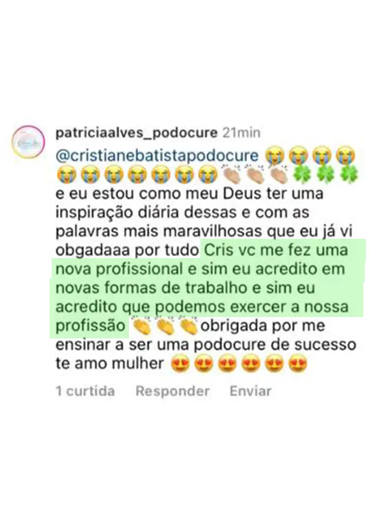 Depoimento de aluna
